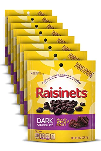 Dark Chocolate Raisinets 8 oz Standup Bag